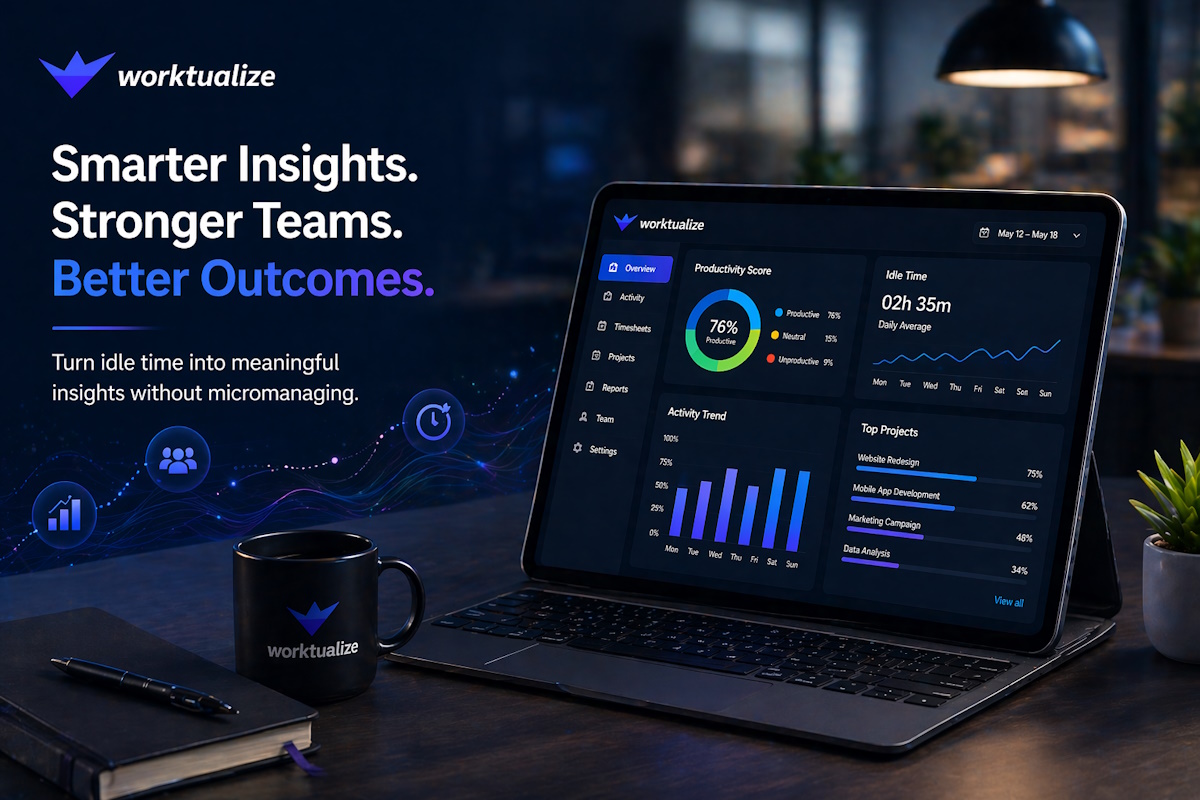 Idle time tracking software